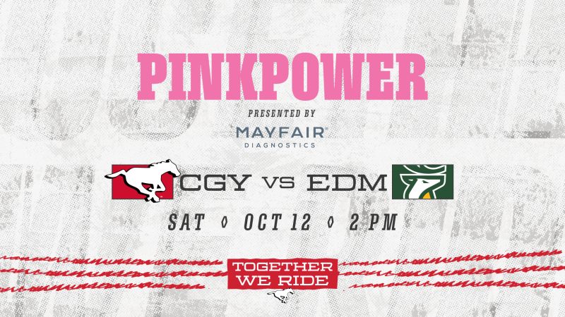 PinkPower: CGY vs EDM Presented By Mayfair Diagnostics