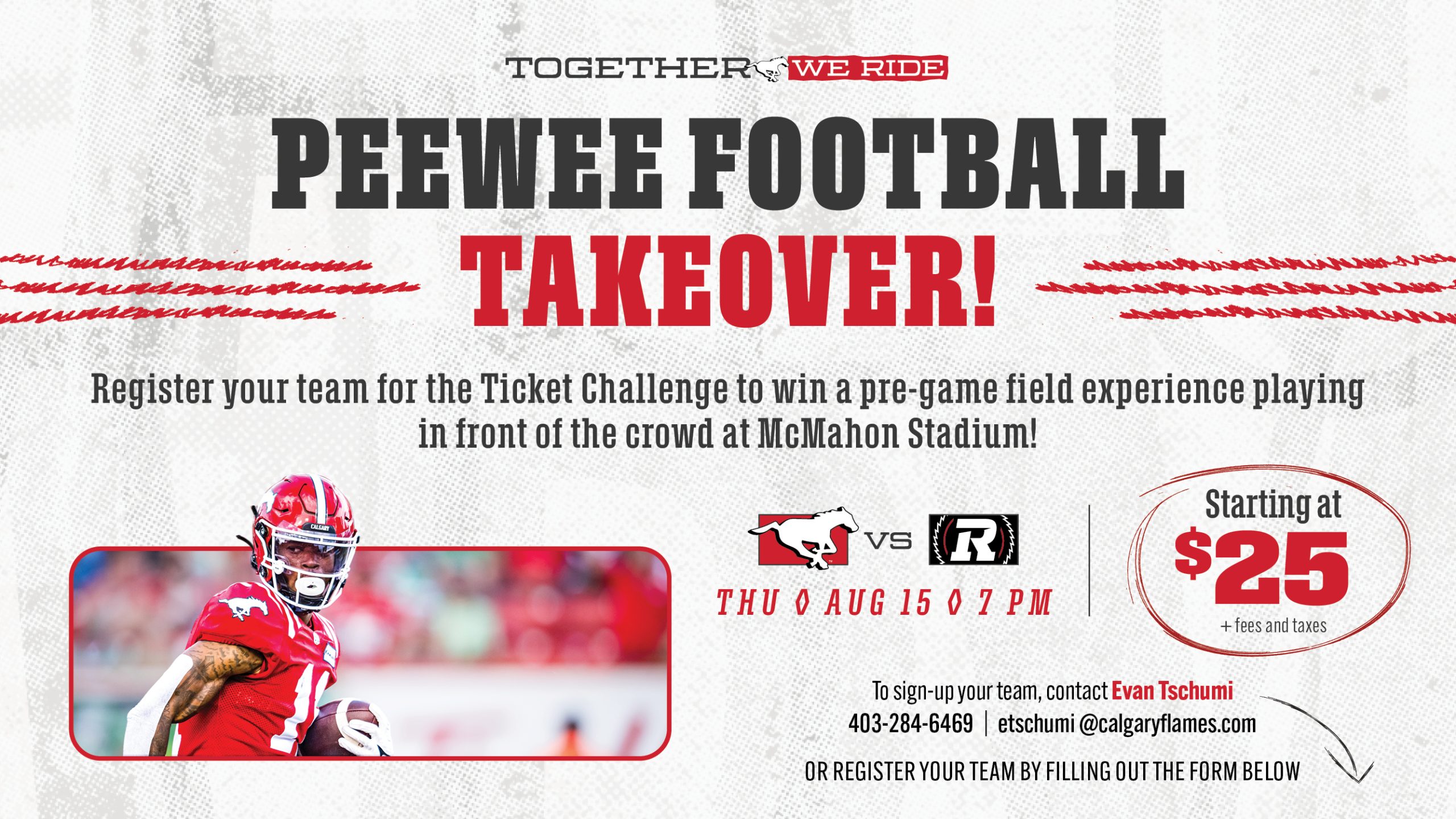 Stamps PeeWee Football Takeover